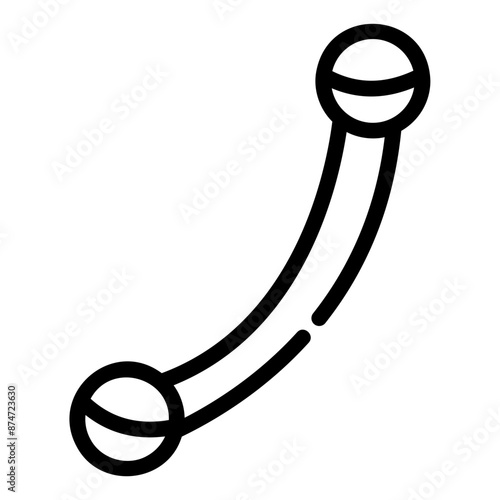 piercing Line Icon