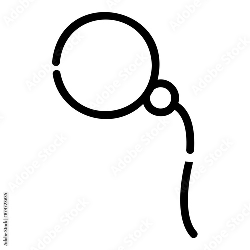 monocle Line Icon