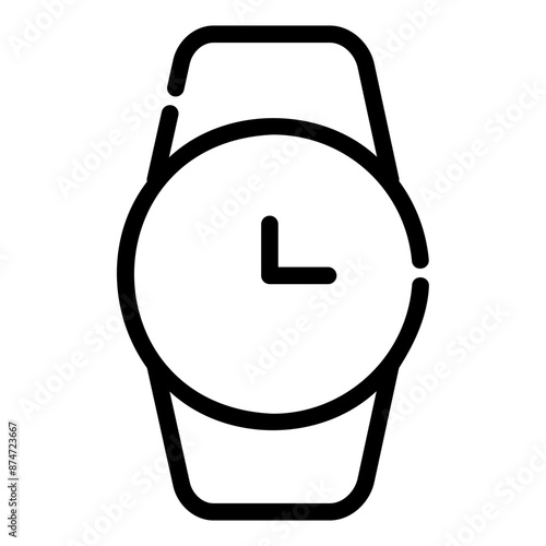 wristwatch Line Icon
