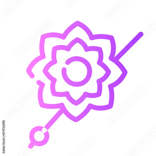 brooch Gradient icon
