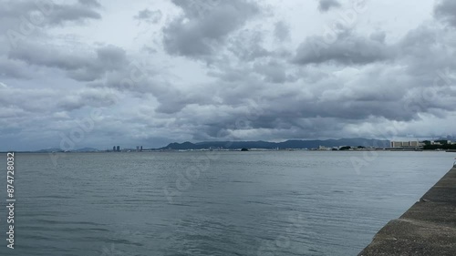 Wallpaper Mural sky, sea, water, ocean, landscape, cloud, nature, beach, cloudy, travel, seascape, wave, beauty, blue, day Torontodigital.ca