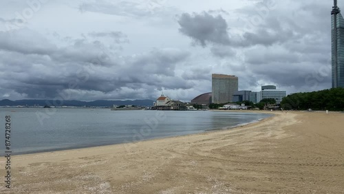 Wallpaper Mural 일본,후쿠오카,바다,하늘,맑음,구름,백사장 Torontodigital.ca