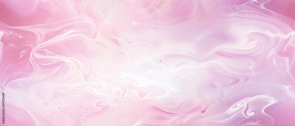 Obraz premium A calming background in pastel pink with soft, dreamy swirls