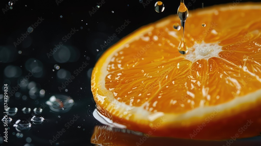 orange in water orange in water
