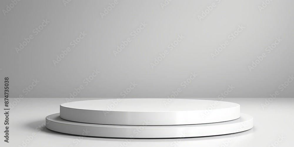 Minimalist White Podium for Product Display Minimalist White Podium for Product Display