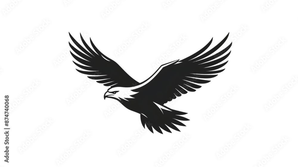 Flying eagle 2d icon Flying eagle 2d icon