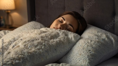 person sleeping on sofa