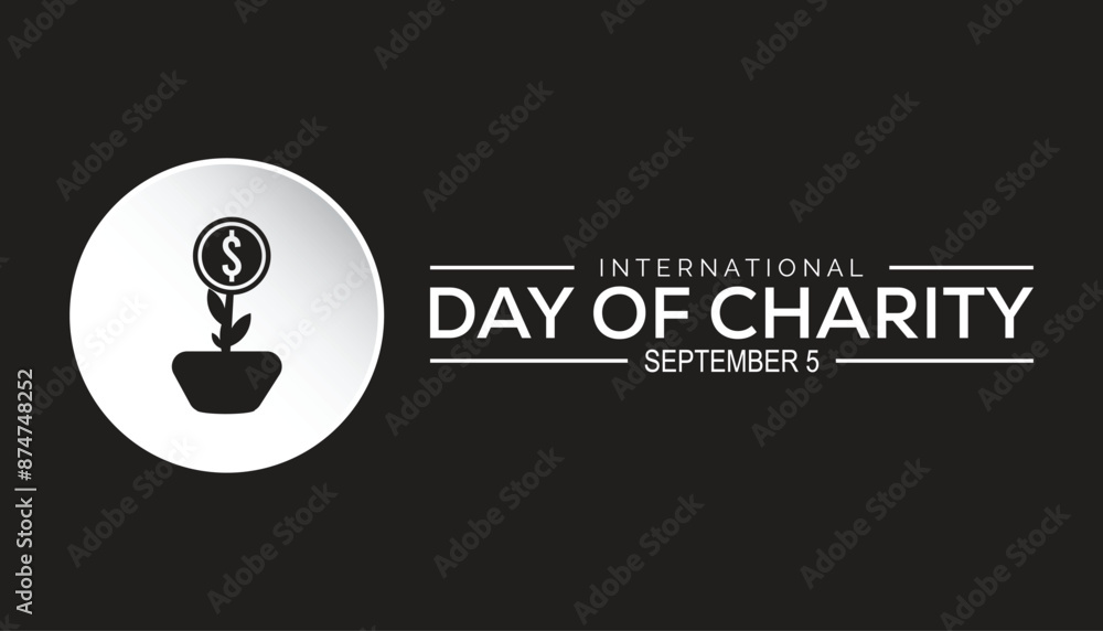 International Day of Charity is observed every year on September. banner design template Vector illustration background design. International Day of Charity is observed every year on September. banner design template Vector illustration background design.