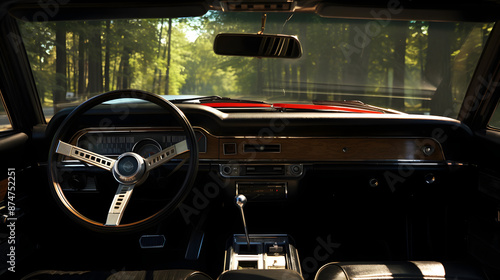 Vintage Car Interior