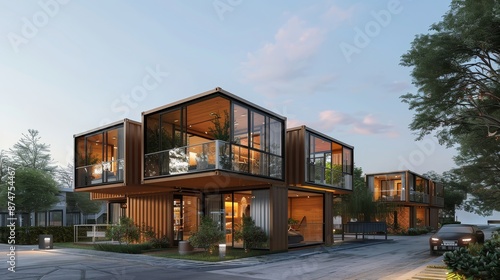 Modern Container Home Design © lan