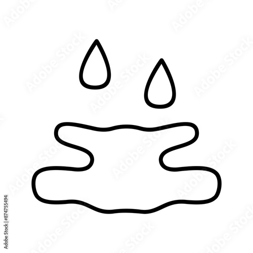 stagnant water.