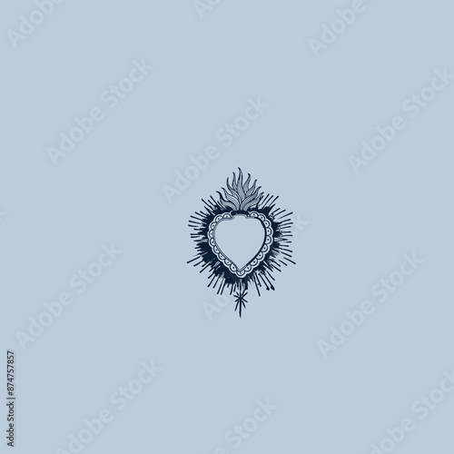 THESE HIGH QUALITY SACRED HEART JESUS VECTOR FOR USING VARIOUS TYPES OF DESIGN WORKS LIKE T-SHIRT, LOGO, TATTOO AND HOME WALL DESIGN