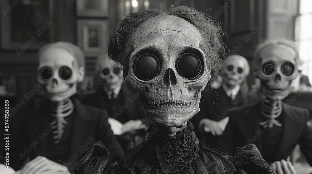 the skeleton in the city lives the life of people the skeleton in the city lives the life of people