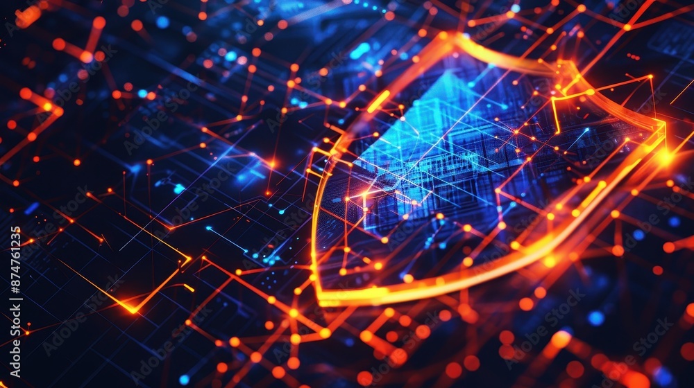 Cybersecurity Shield Icon Safeguarding Digital Assets from Online Threats Cybersecurity Shield Icon Safeguarding Digital Assets from Online Threats