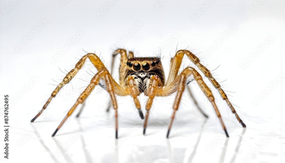 spider on a white background, spider isolated on white spider on a white background, spider isolated on white