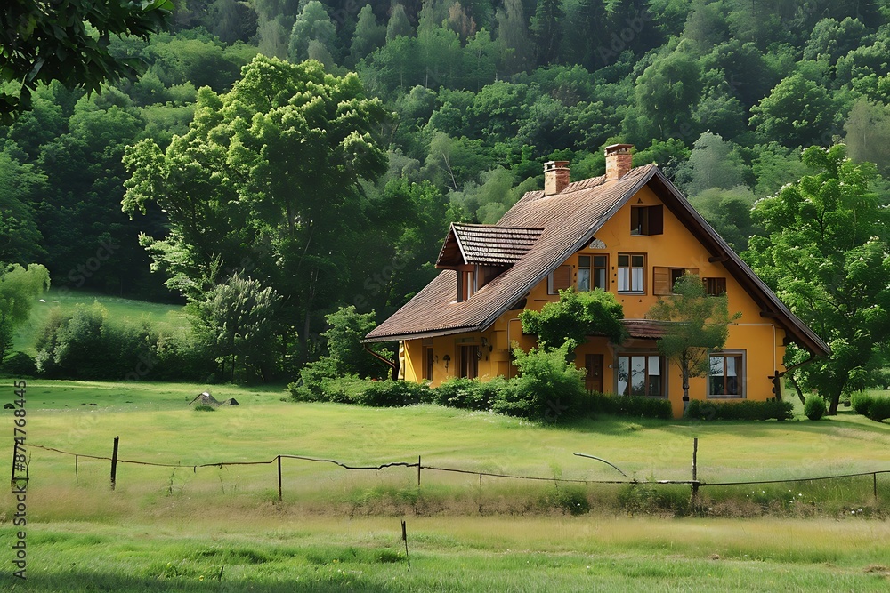 House in the mountains of Bavaria House in the mountains of Bavaria