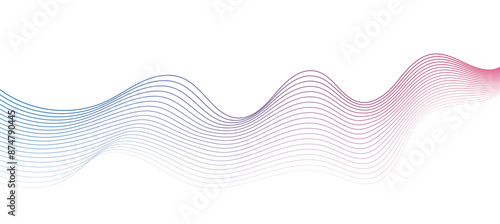 abstract wavy lines background element. Suitable for AI, tech, network, science, digital technology themes