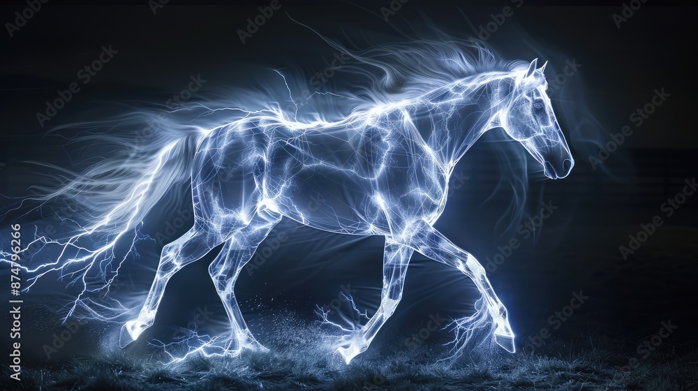 horse in the dark horse in the dark
