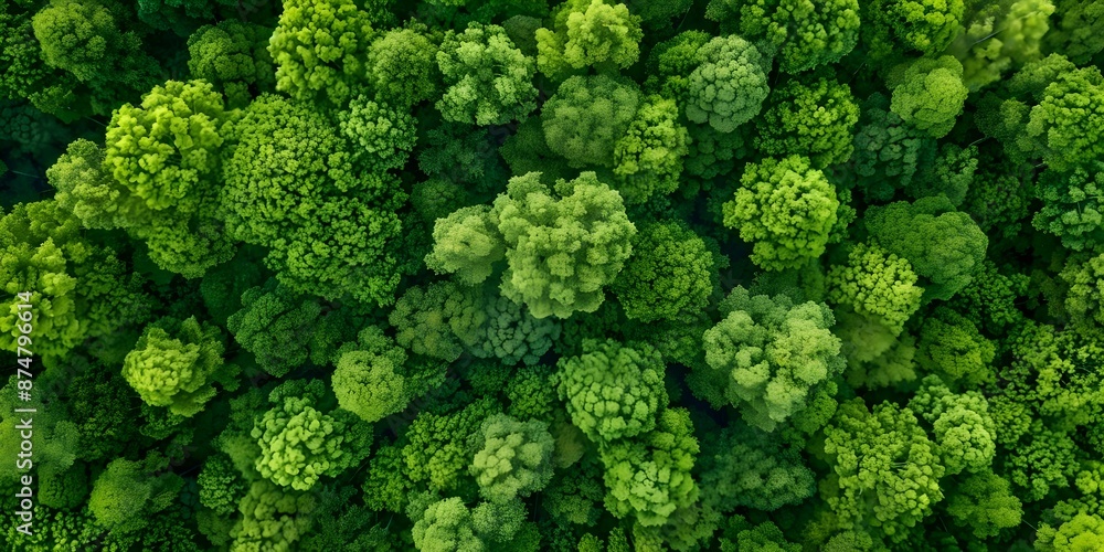 Capturing CO2 from an aerial drone view of dense green trees in a forest. Concept Carbon Sequestration, Aerial Photography, Forest Preservation, Environmental Conservation, Drone Technology Capturing CO2 from an aerial drone view of dense green trees in a forest. Concept Carbon Sequestration, Aerial Photography, Forest Preservation, Environmental Conservation, Drone Technology