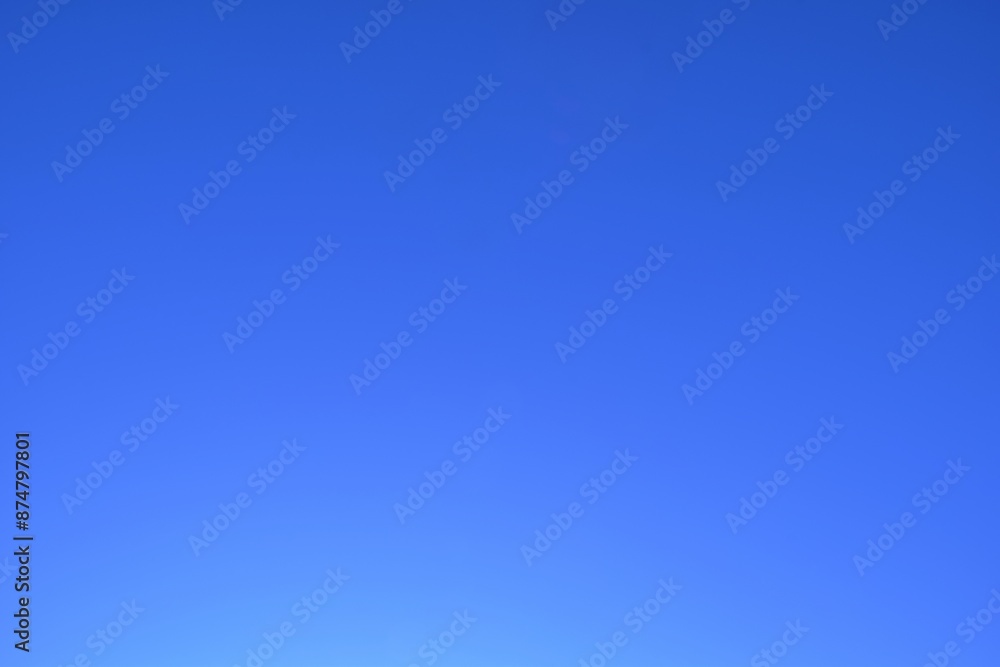 澄みきった青空 澄みきった青空