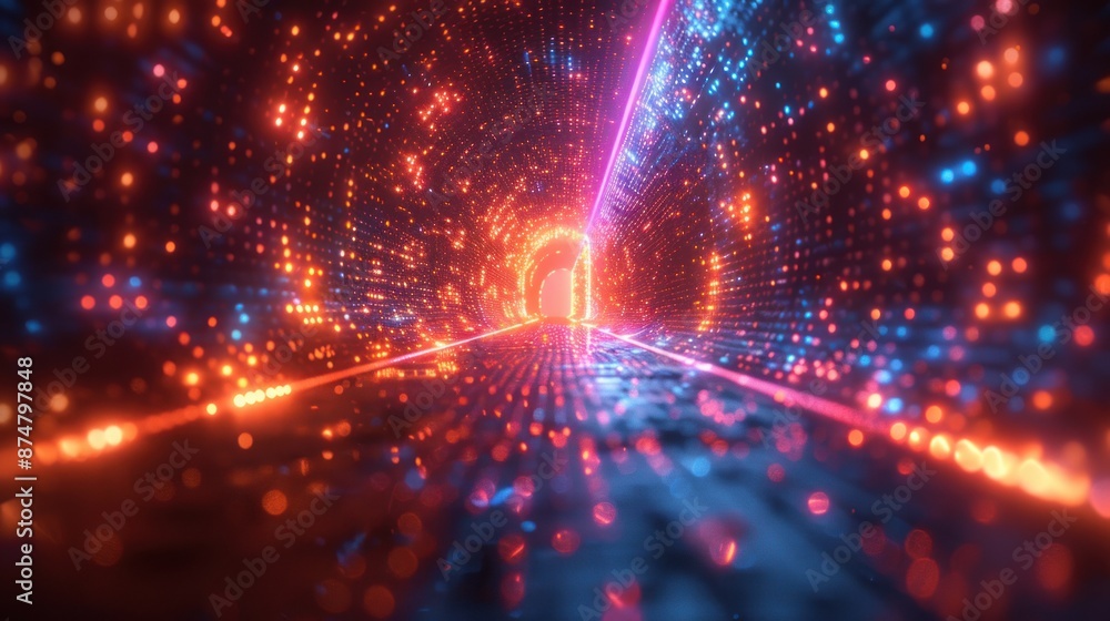 Abstract Tunnel of Light Abstract Tunnel of Light