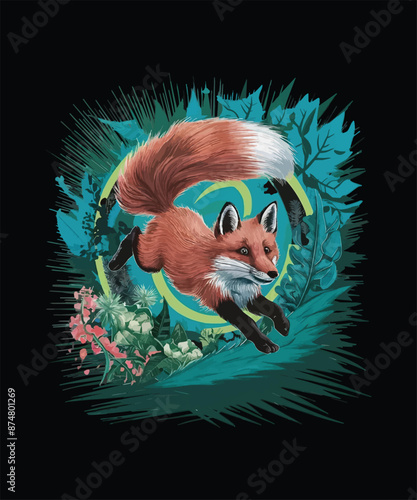 Animal T-shirt Design vector file