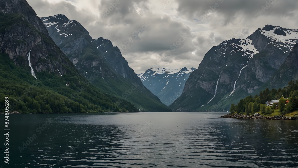 A letter from a traveler marveling at the grandeur of a Norwegian fjord to a friend back home ai_generated A letter from a traveler marveling at the grandeur of a Norwegian fjord to a friend back home ai_generated