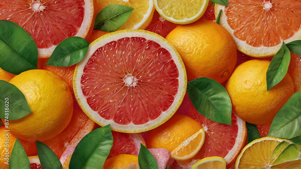 citrus fruits background citrus fruits background