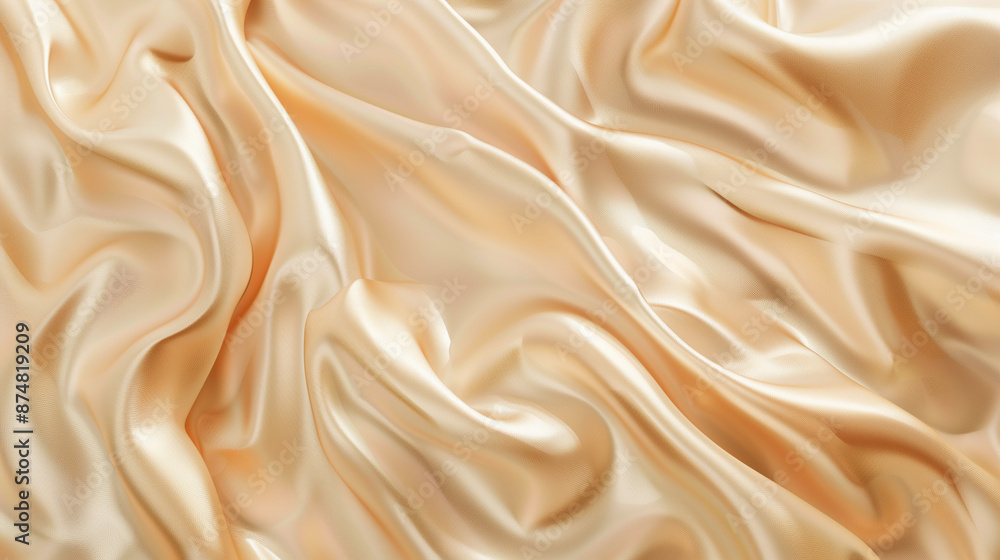 Soft pastel golden champagne beige abstract background with a gradient ombre transition. Resembles silk fabric, luxurious and premium. Matte shimmer effect suitable for Christmas, birthdays, anniversa Soft pastel golden champagne beige abstract background with a gradient ombre transition. Resembles silk fabric, luxurious and premium. Matte shimmer effect suitable for Christmas, birthdays, anniversa
