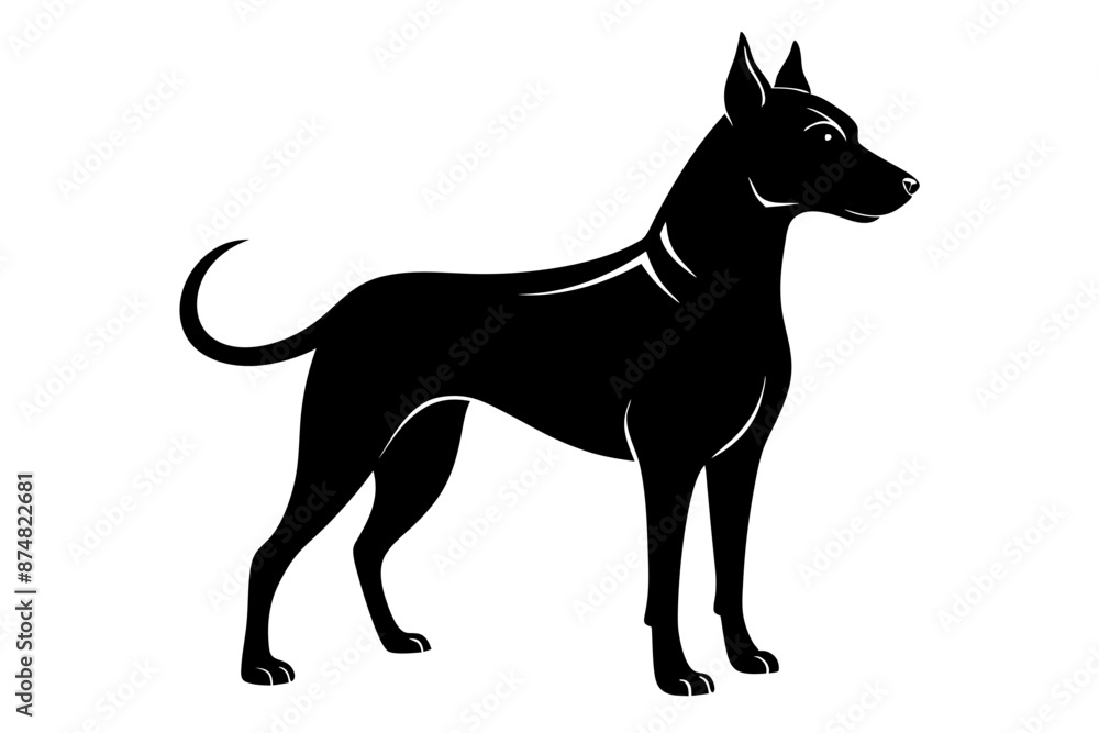 Bella dog black silhouette vector, Dogs and puppies in different breed, Bella, corgi, golden retriever, puppy, bulldog, retriever, 
