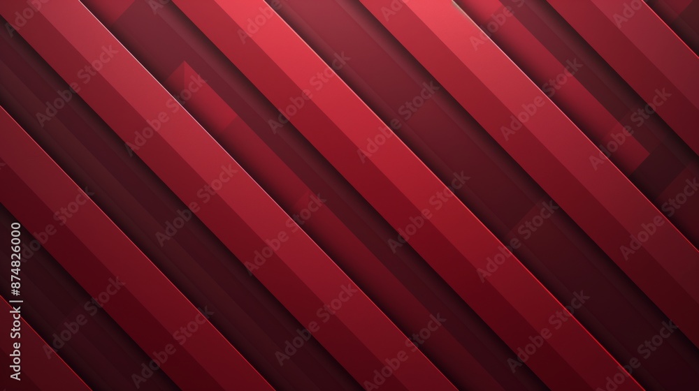Obraz premium A bold, red diagonal-striped textured background conveys a sense of dynamic movement and modern design.