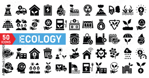 ecology icon solid black collection. microbiology, ecosystem, genetics, biochemistry, pharmacology, zoology, ornithology, element, botany, entomology, herpetology, environment