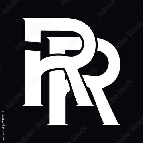 RR double r initials logo