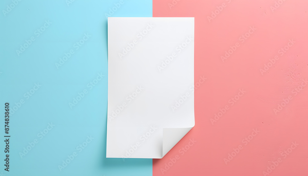 Fototapeta premium paper mockup