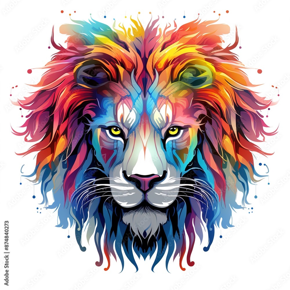 lion head illustration lion head illustration