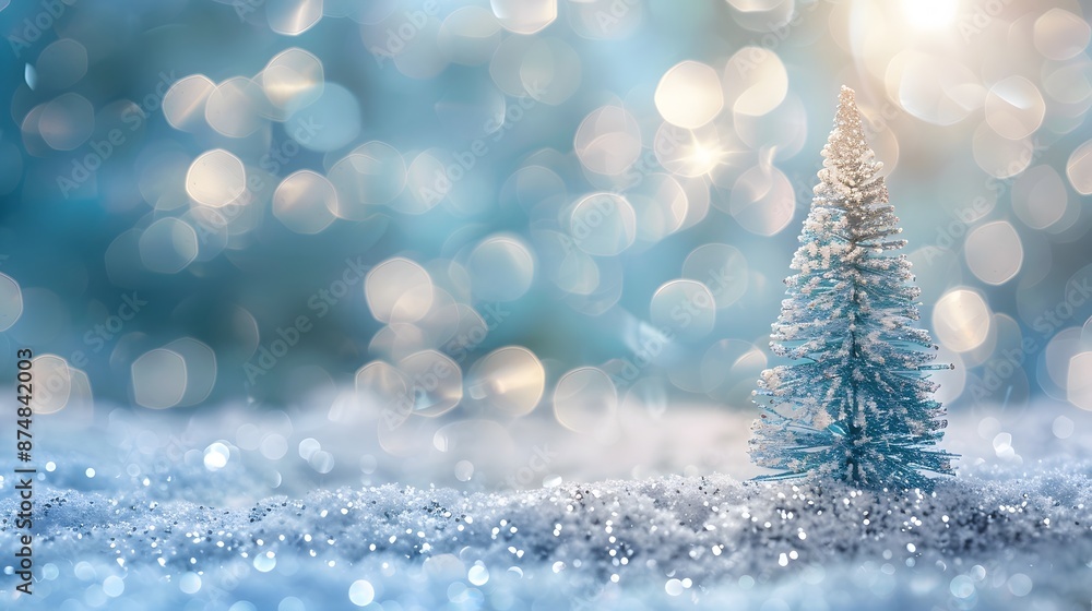 Light snow bokeh background on shiny glitter light blue snow winter for Christmas festive background. Light snow bokeh background on shiny glitter light blue snow winter for Christmas festive background.