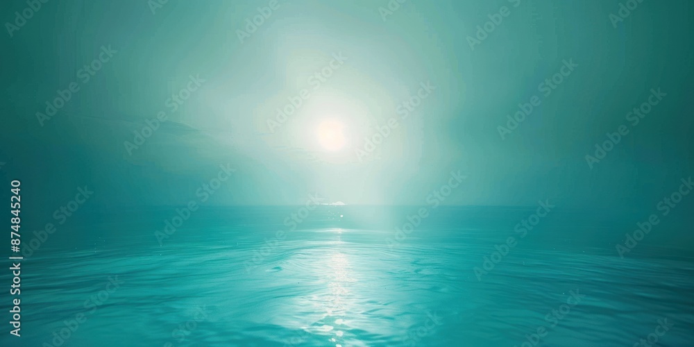 Obraz premium Serene Waters: A Moment of Tranquility
