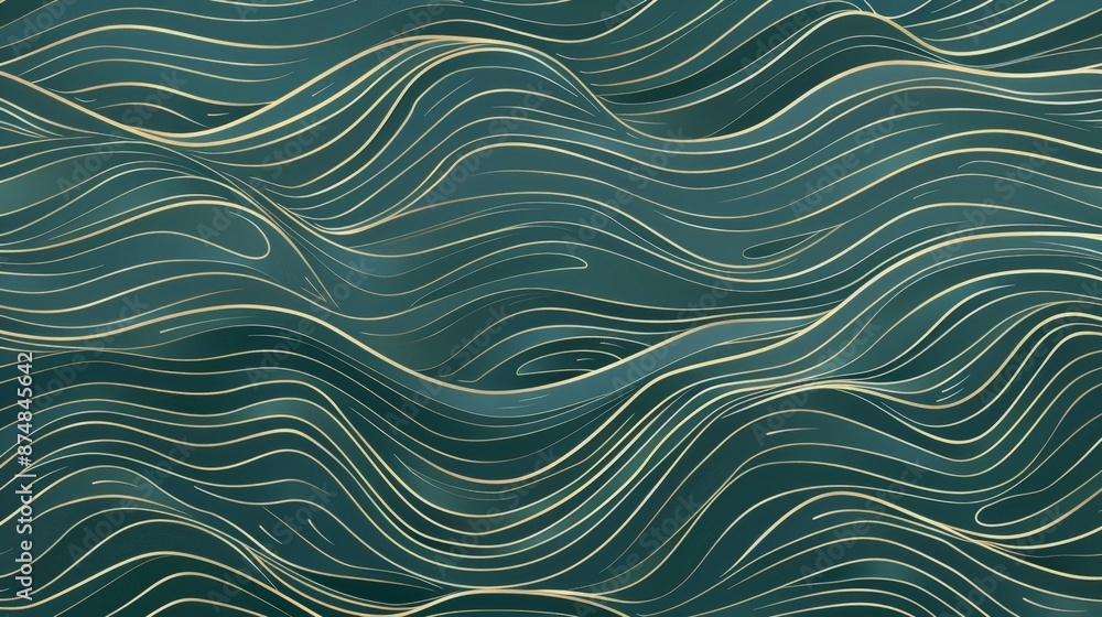 Khaki jade wave pattern minimal vector illustratio 122 Khaki jade wave pattern minimal vector illustratio 122