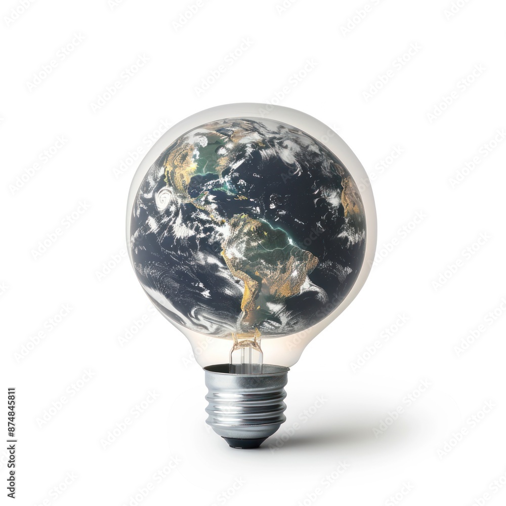 Earth in a Lightbulb: A Symbol of Sustainable Energy Earth in a Lightbulb: A Symbol of Sustainable Energy