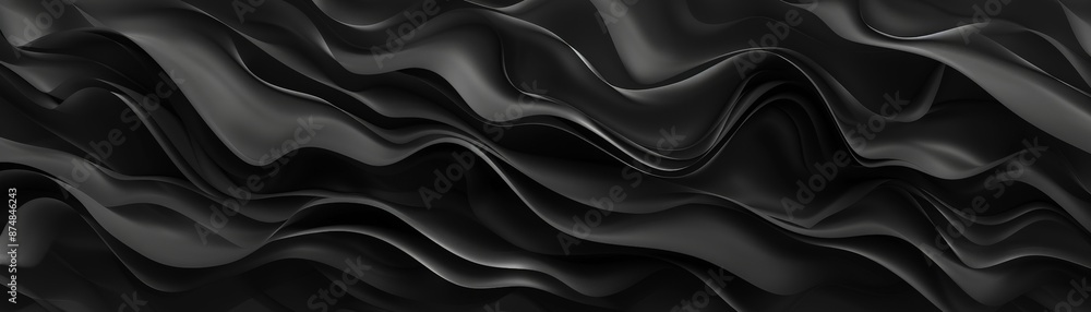 Obraz premium Charcoal coal wave pattern minimal vector illustra 170