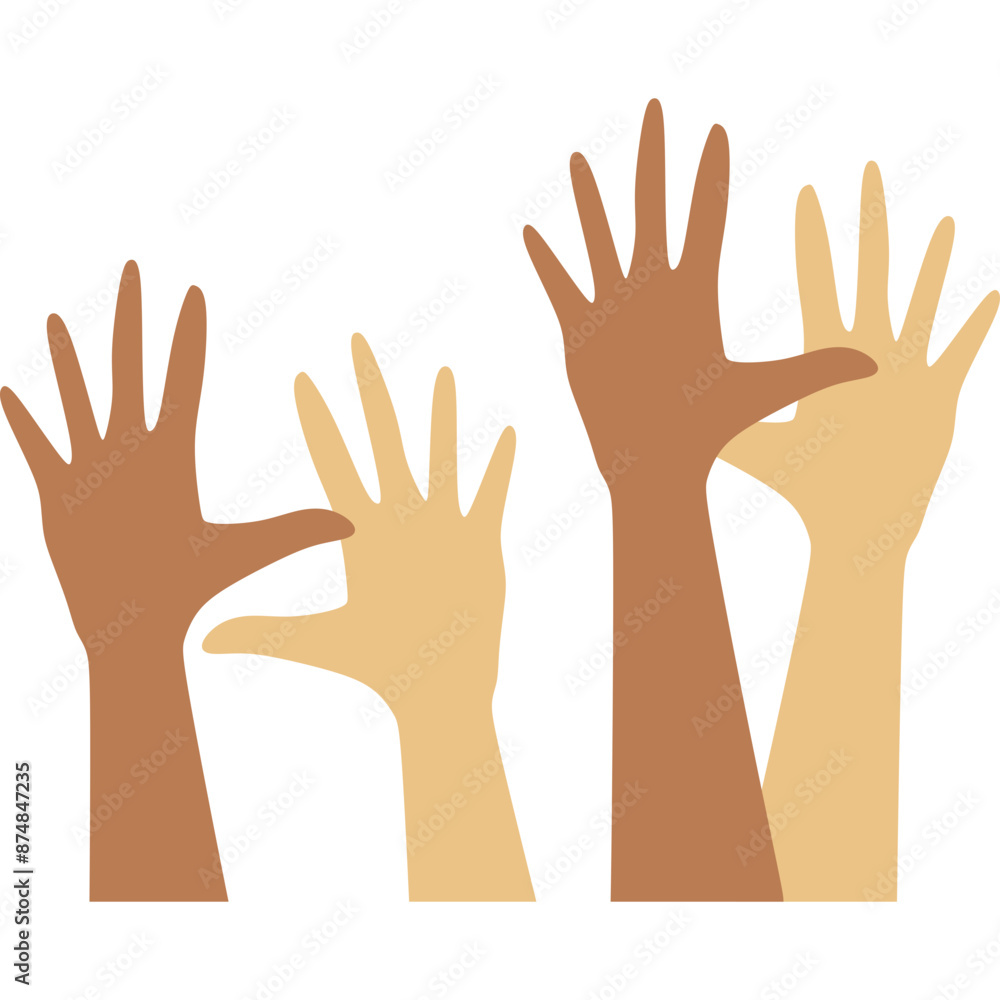 Obraz premium Friendship Day Hands