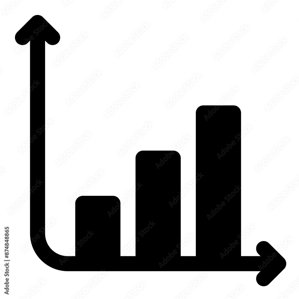 Graph Icon for Data Analysis and Financial Reporting Graph Icon for Data Analysis and Financial Reporting