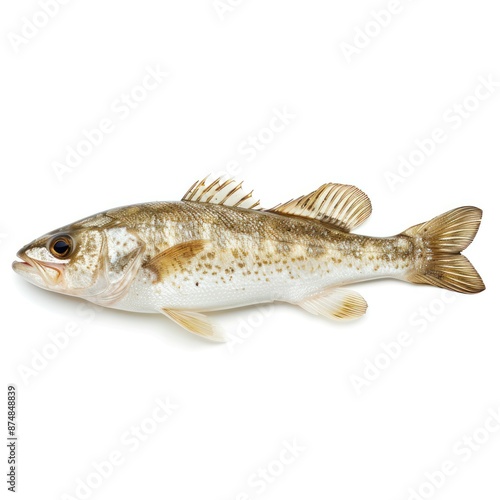 Freshwater Fish Isolated on a White Background © Iswanto