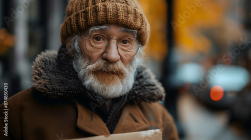 Wallpaper Mural Personas mayores recibiendo un paquete  Torontodigital.ca