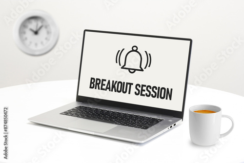 Принти на полотні Breakout Sessions are shown using the text