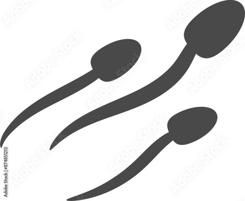 Sperm Glyph Icon
