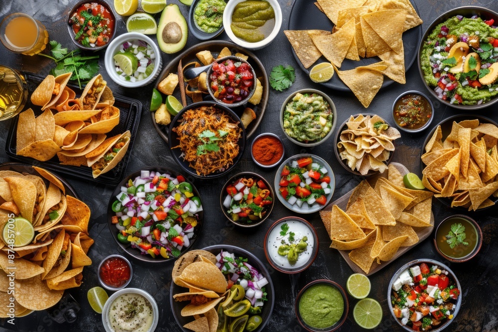 Fototapeta premium Mexican Food Spread