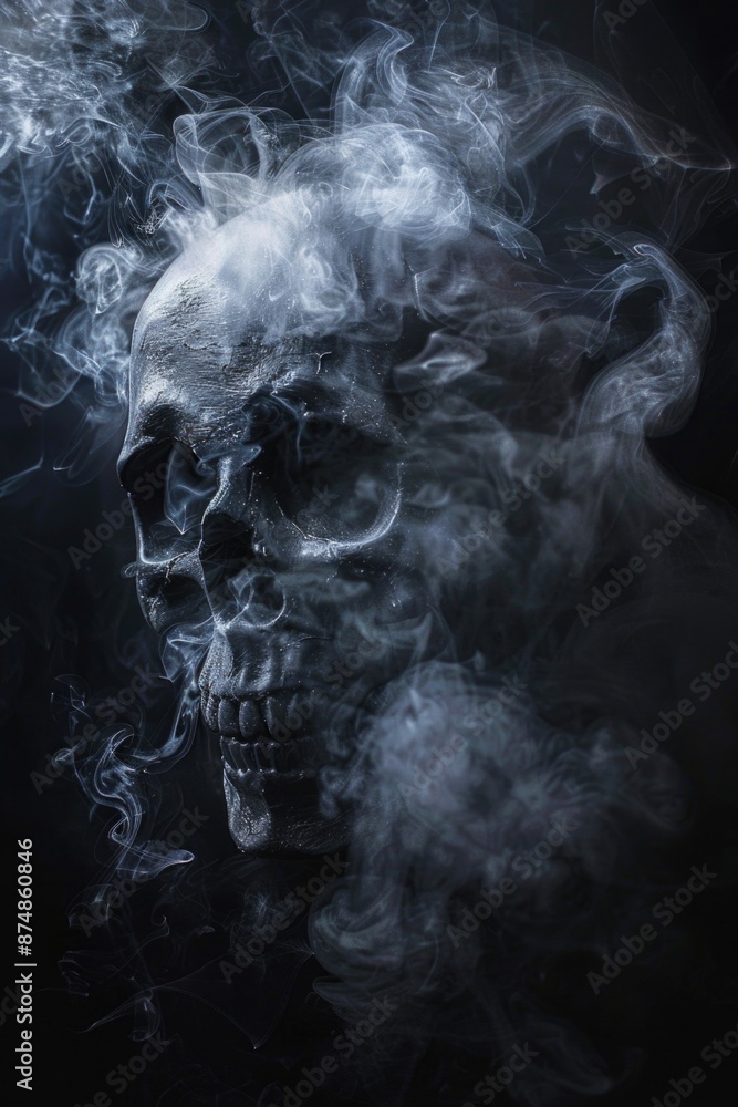 Smoking Skull Smoking Skull