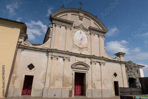 Obraz na płótnie Santa Croce e della Conversione di San Paolo Copiano church w salonie