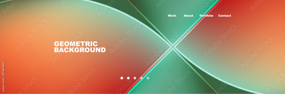 Circle triangle geometric web site page template. Vector Illustration For Wallpaper, Banner, Background, Card, Book Illustration, landing page Circle triangle geometric web site page template. Vector Illustration For Wallpaper, Banner, Background, Card, Book Illustration, landing page